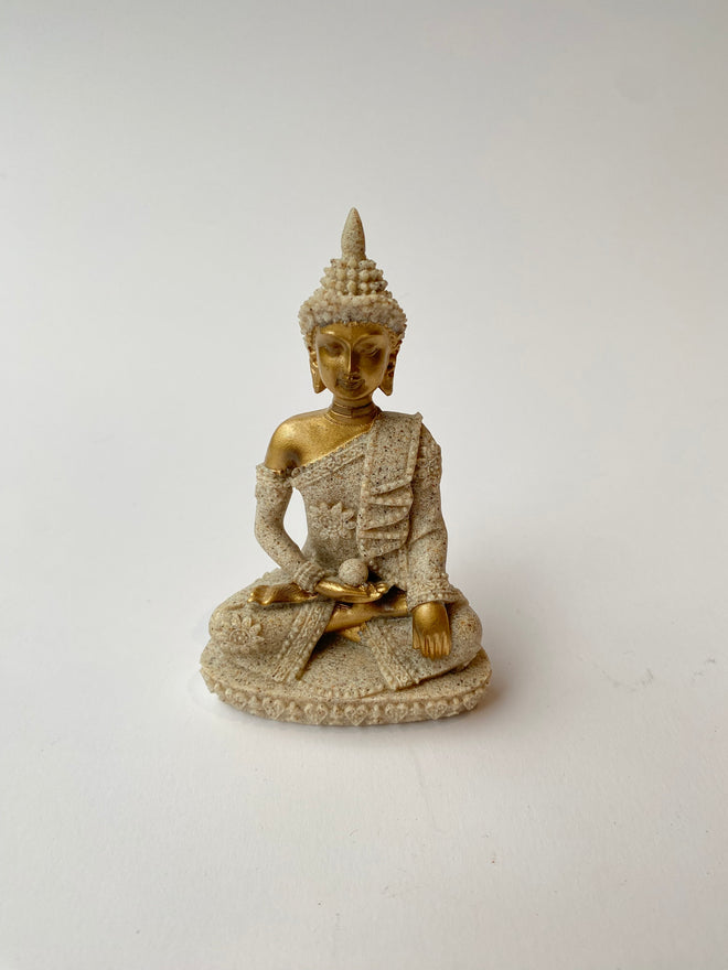 Figura buda decorativa oro